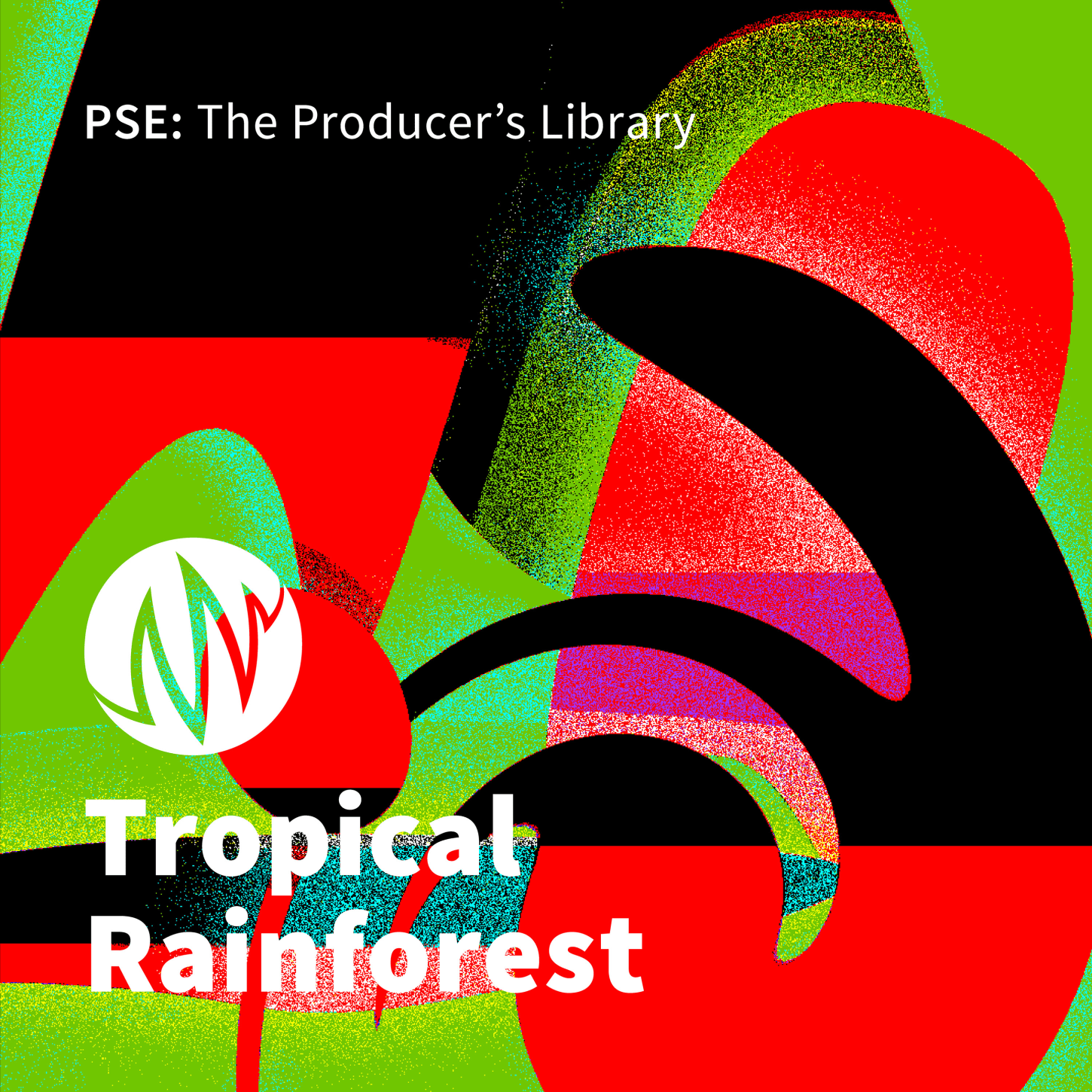 PSE The Producer’s Library Tropical Rainforest WAV 热带雨林动物声音的集合降雨、蛙声昆虫嗡嗡声 -