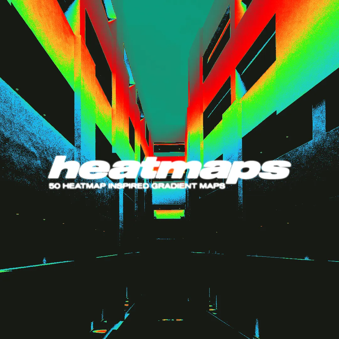 AAA - Heatmaps  50个 Photoshop 渐变映射热图效果Photoshop GRD格式 -