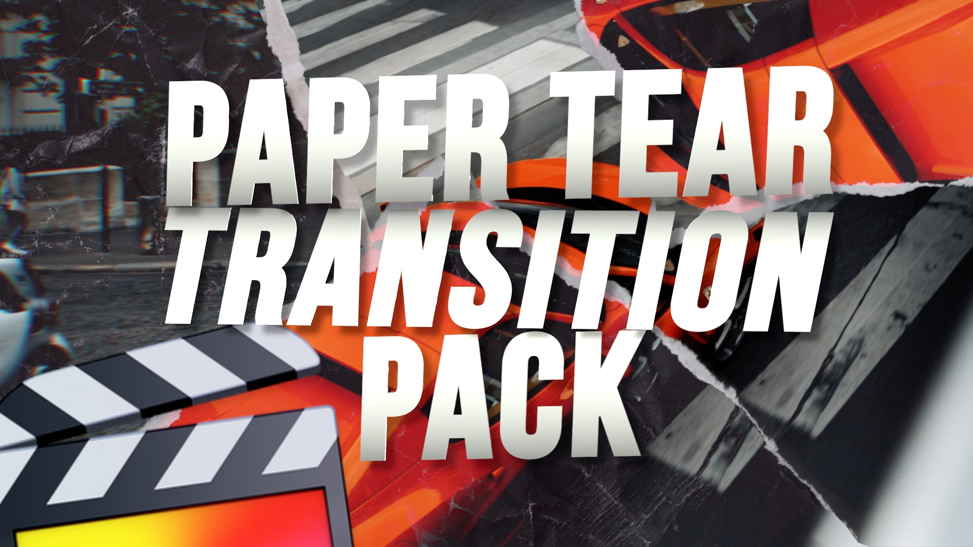 Ryan Nangle 30个FCPX预设转场酷炫撕纸过渡+音效 Paper Tear Transitions -