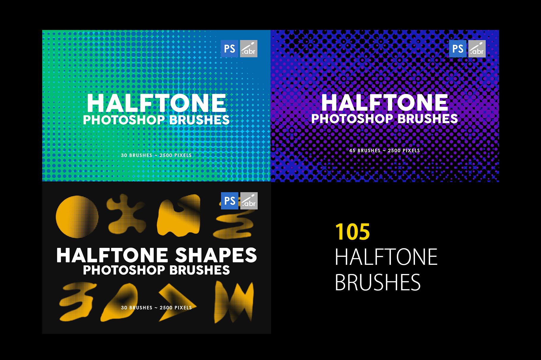 5600 Photoshop Brushes Bundle Photoshop笔刷套装 艺术画笔、纸张纹理、喷雾、树叶、绘画形状巨大画笔包 -