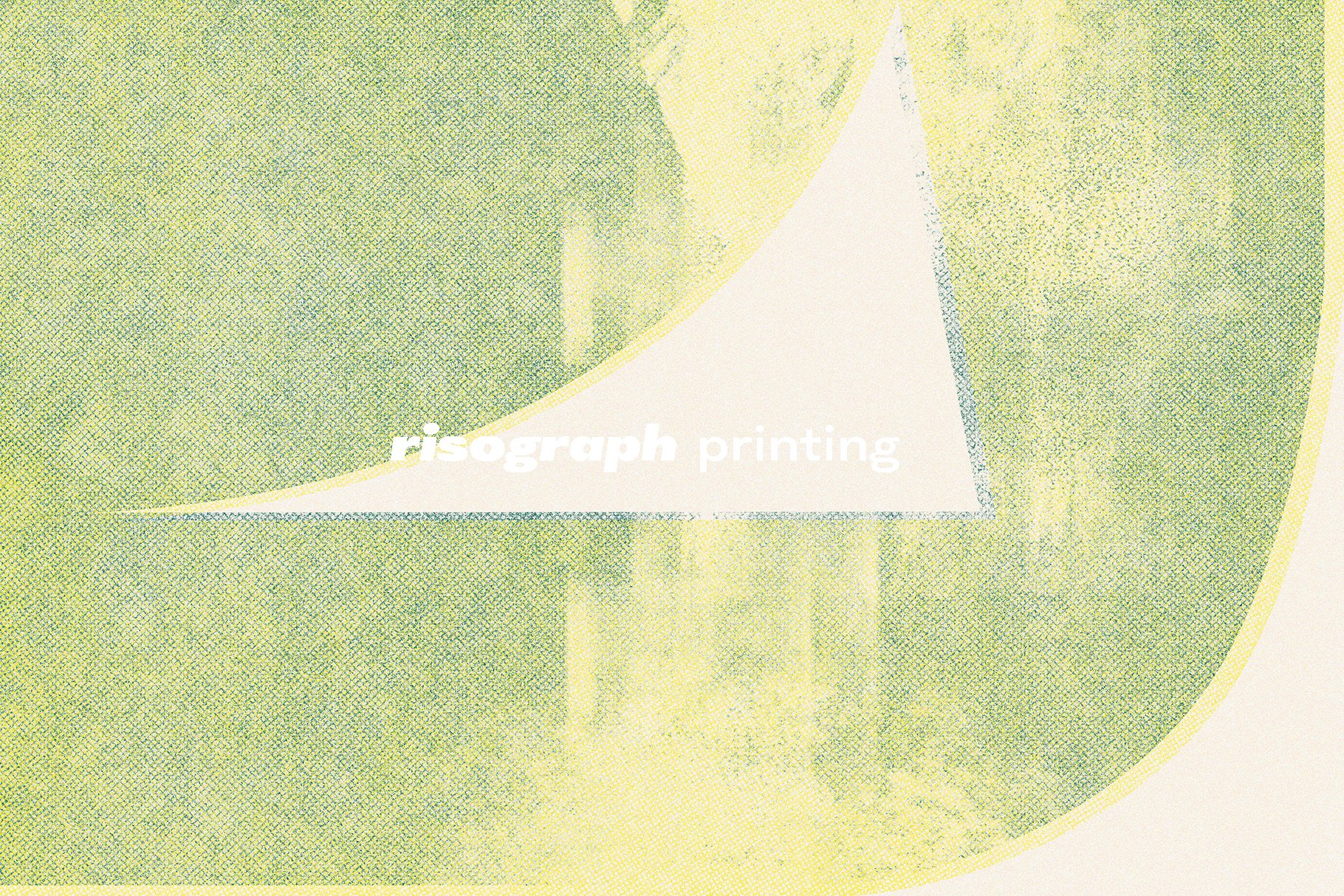 Risograph Textures and Posters 50张高分辨率复古风格纹理海报 -