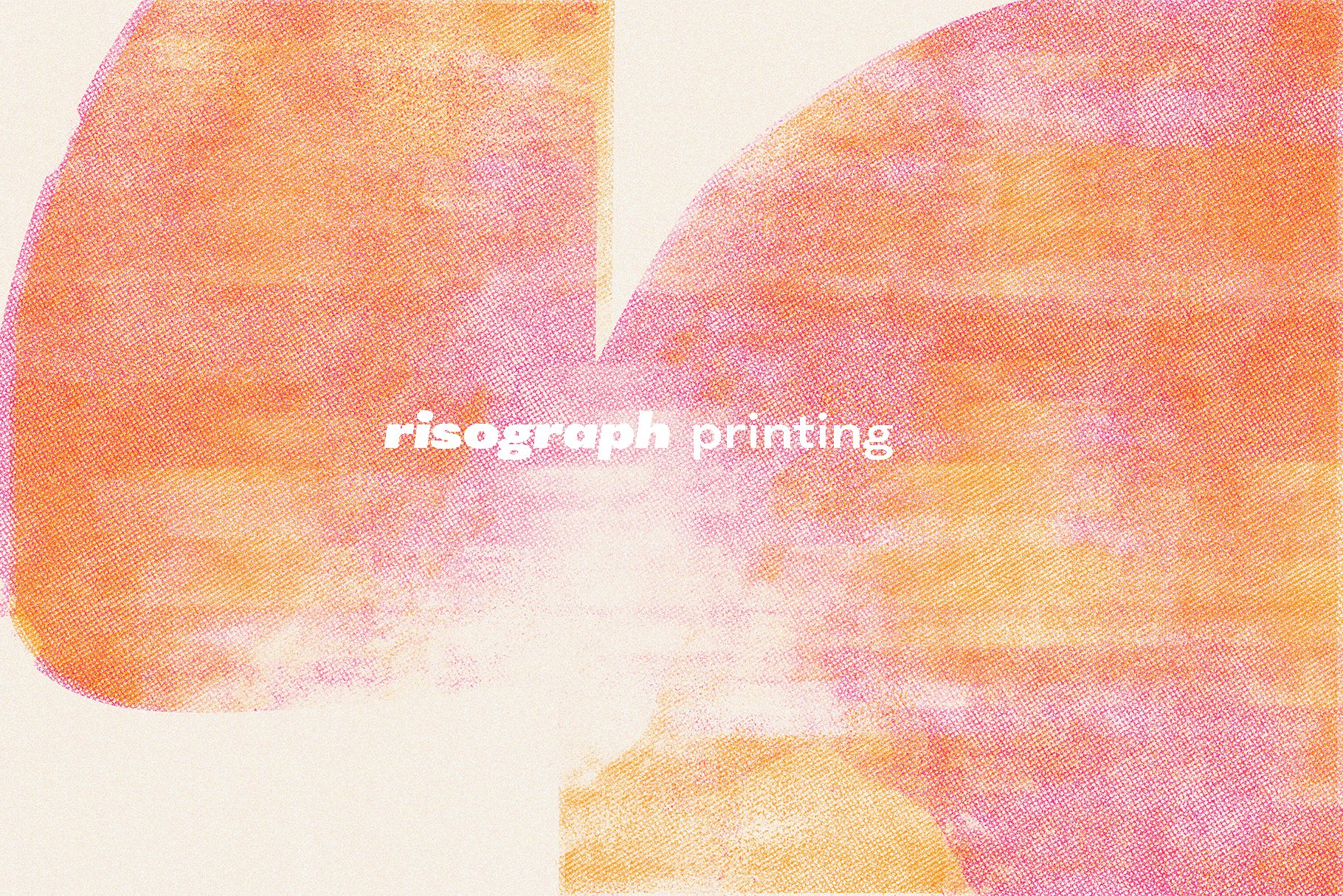 Risograph Textures and Posters 50张高分辨率复古风格纹理海报 -