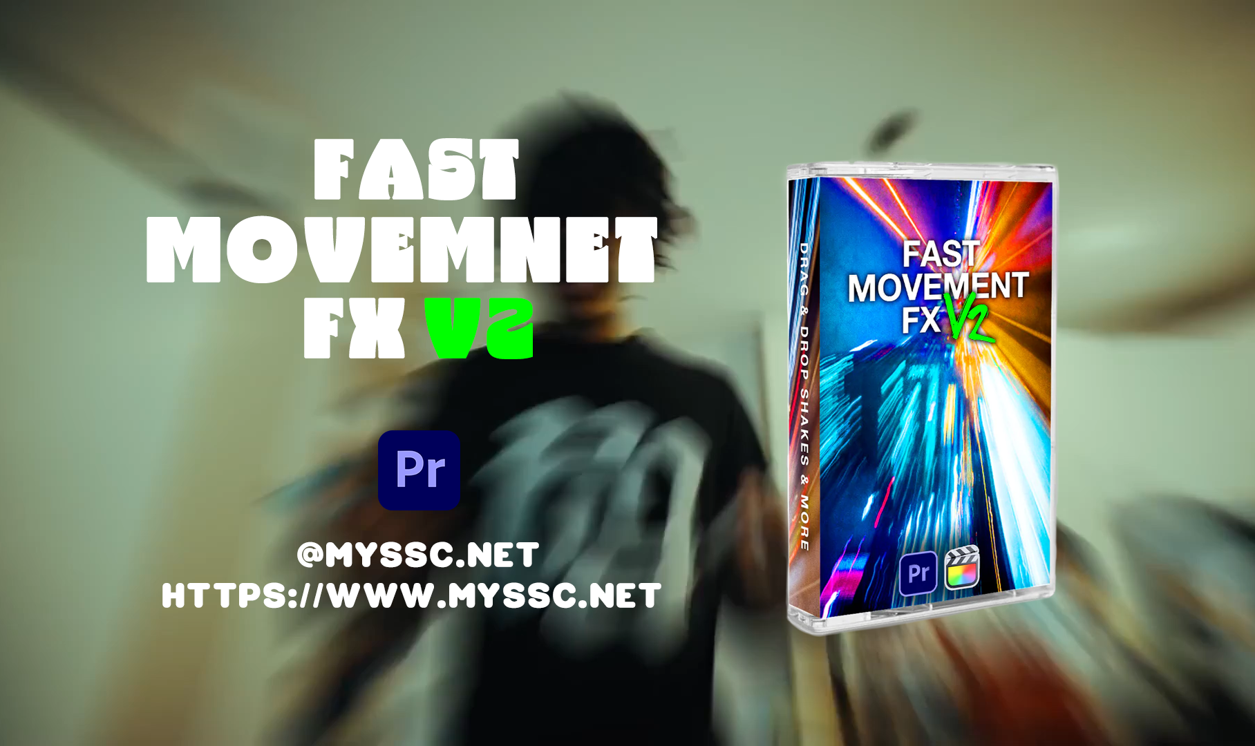 Tinytapes FAST MOVEMENT FX V2 实用快速移动过渡转场效果 Premiere预设 -