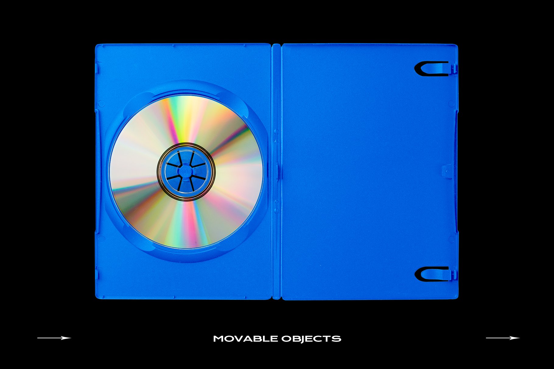 DVD Case Mockup Template Bundle Disc 光盘、盒子、贴纸、塑料袋样机PNG PSD模板 -