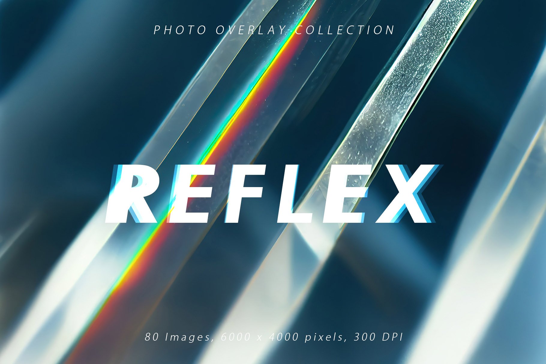 REFLEX 玻璃反射照片叠加棱镜效果 80 Glass Reflection Photo Overlays -