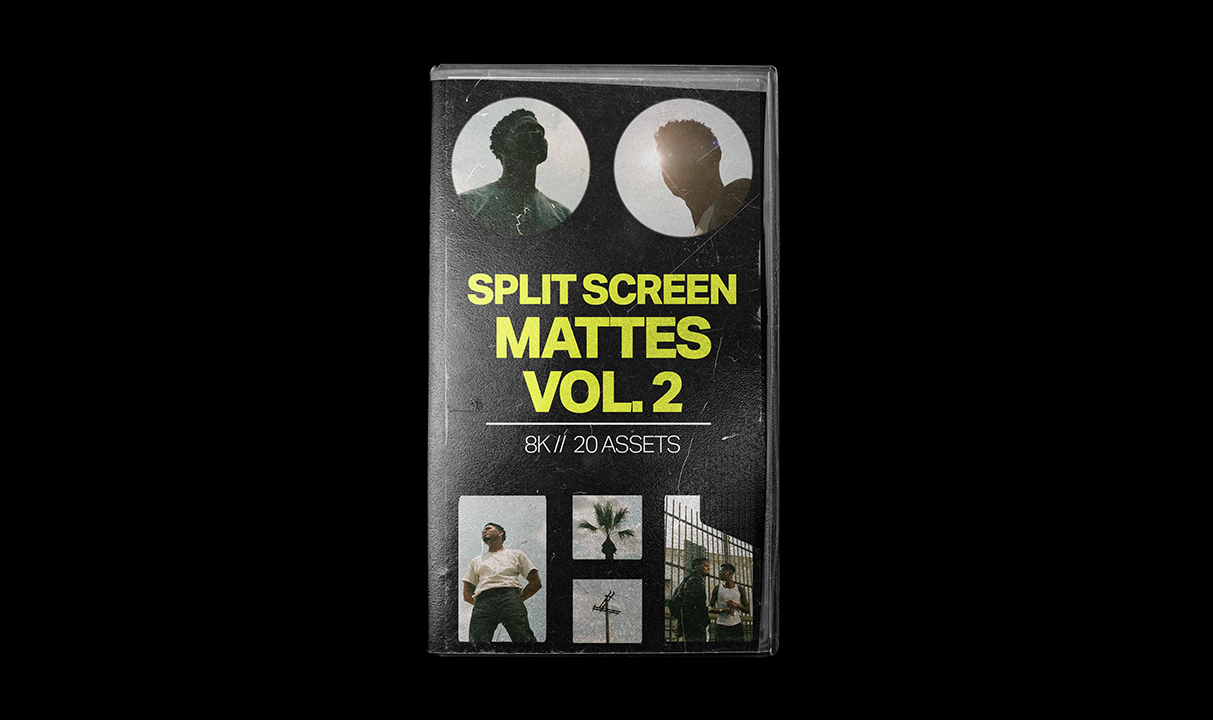 Tropic Colour 20种8K胶片扫描分屏遮罩 SPLIT SCREEN FILM MATTES VOL.2 -