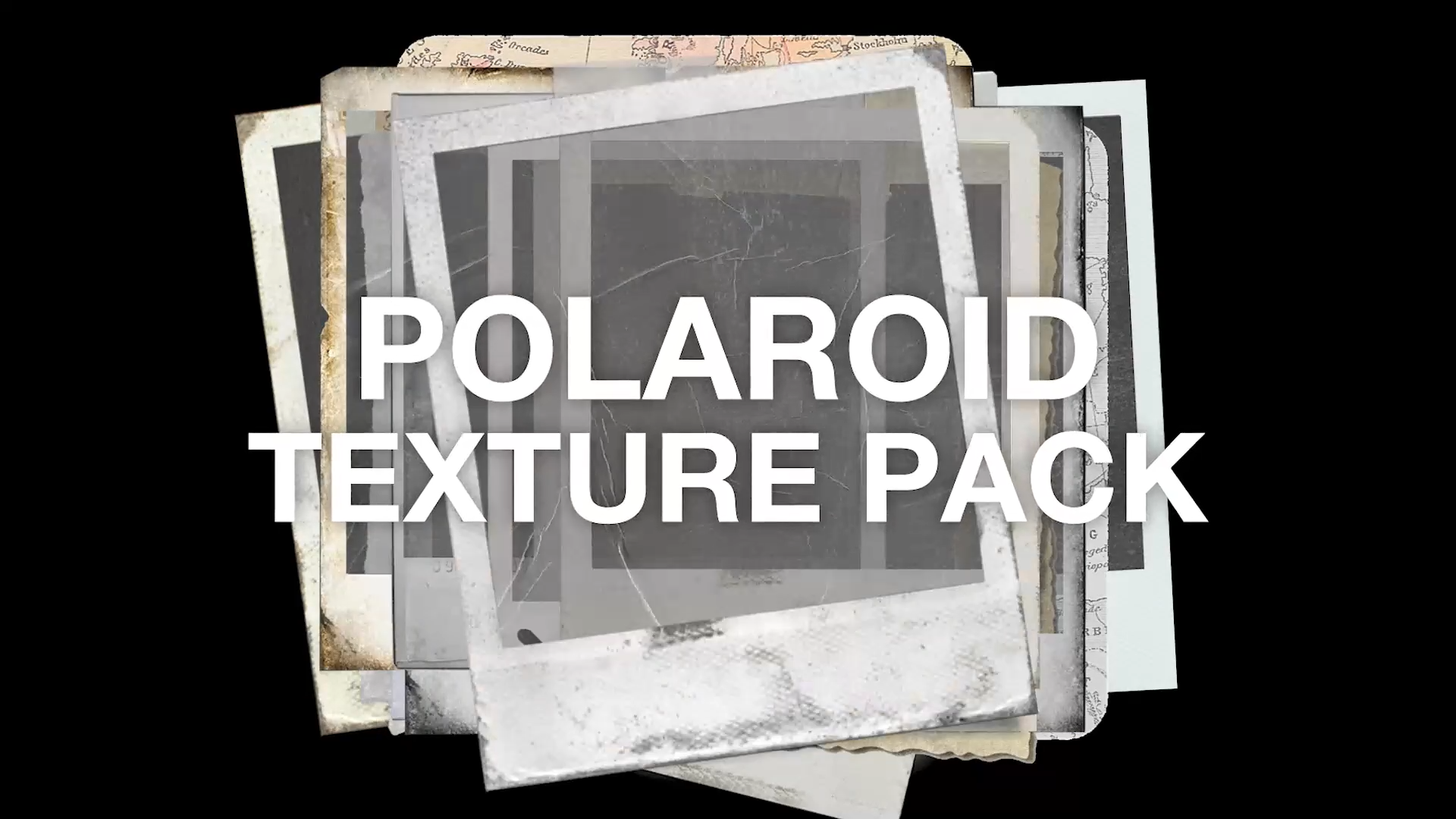 POLAROID FX 4K 宝利来老式复古PNG照片叠加效果 FCPX、AE、达芬奇、Premiere Pro 转场过渡 -