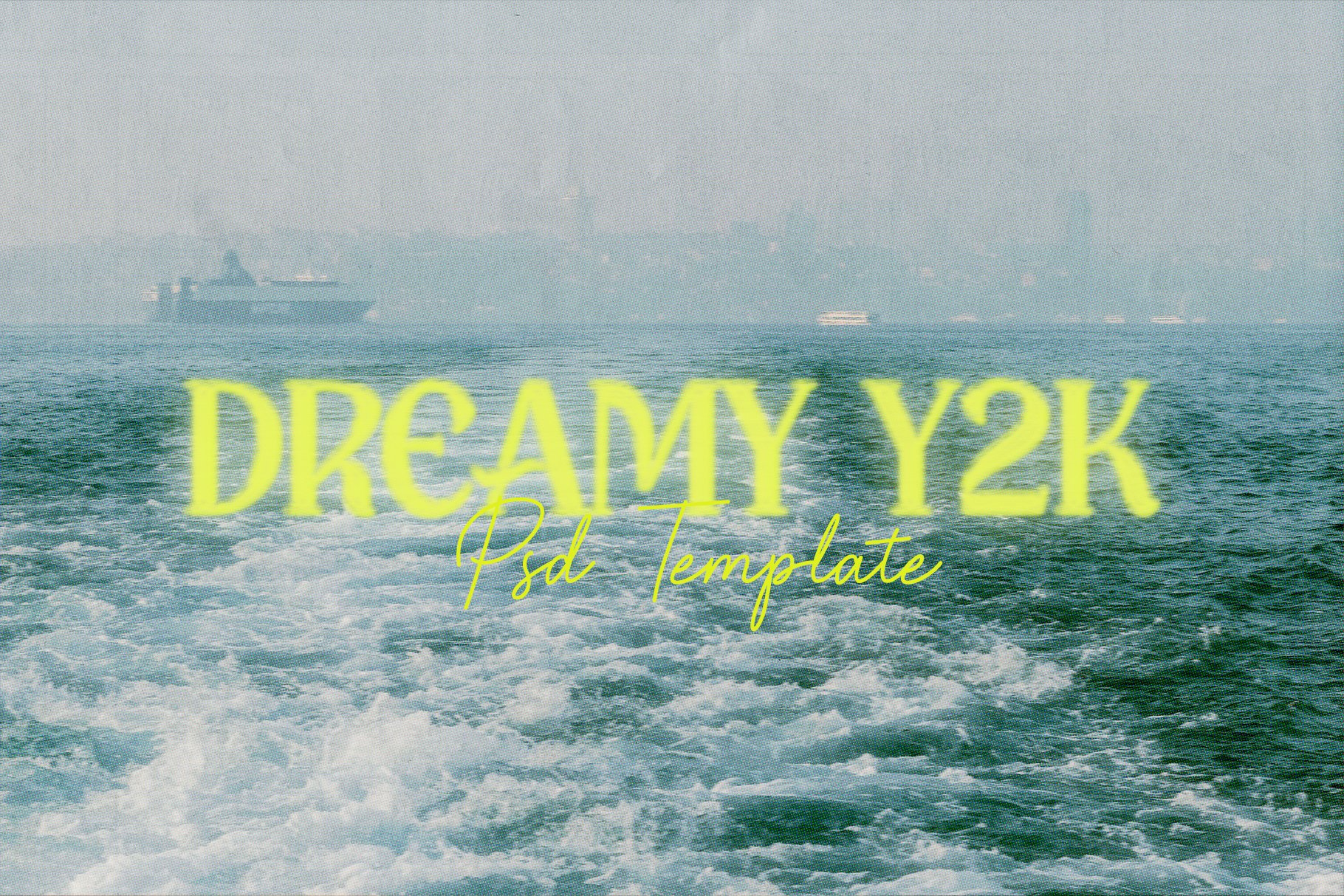 Dreamy Y2K Effect 复古Y2K梦幻柔和光晕发光效果摄影后期Psd模板 -