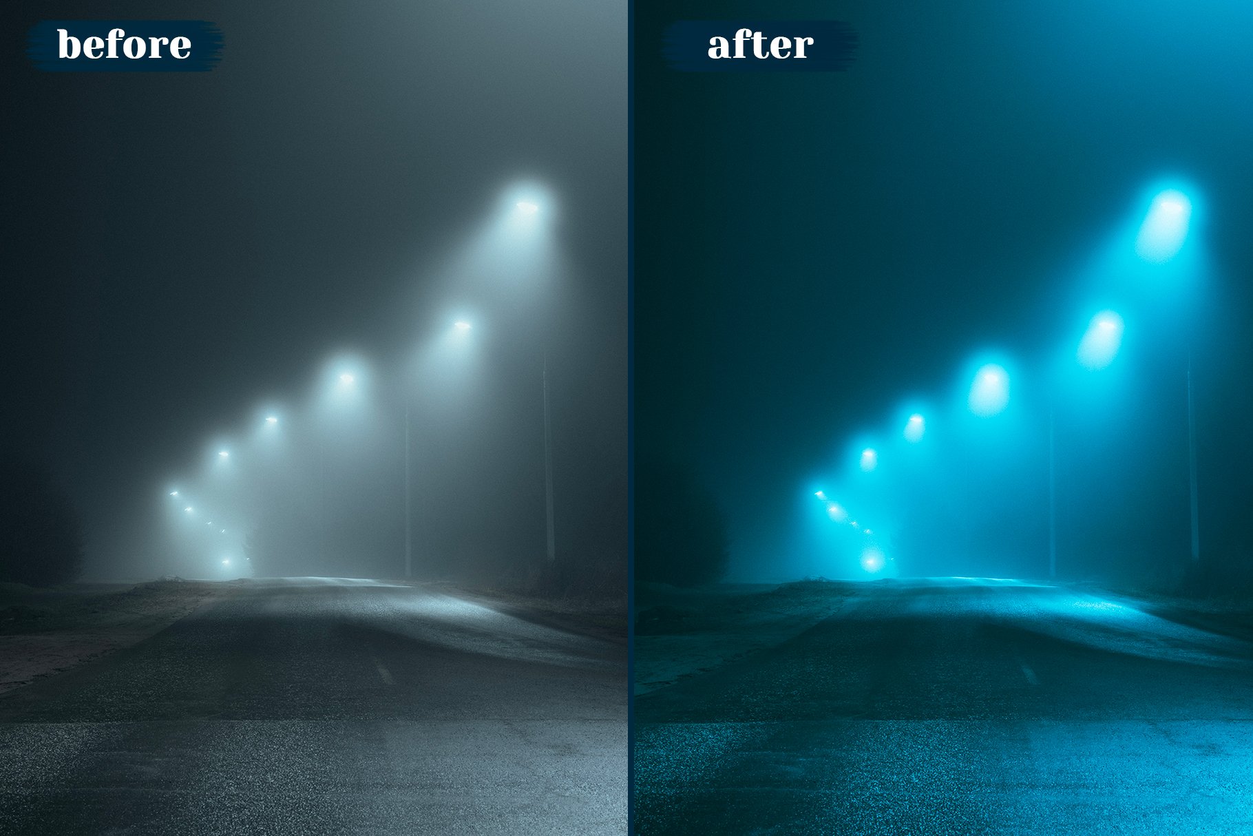 Night Lightroom Presets 10个夜间摄影都市扫街人文人像自然摄影和霓虹灯摄影 Lightroom 预设 -