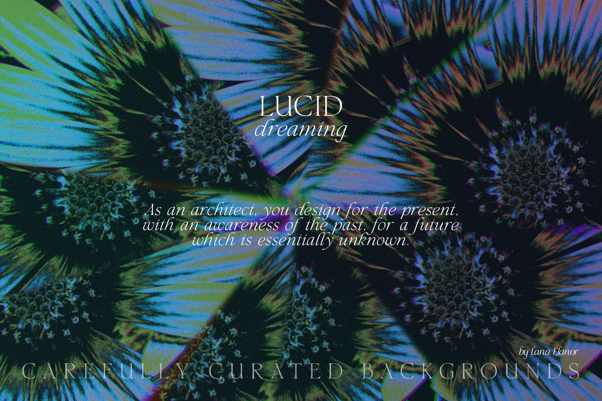 30张活力抽象时尚艺术梦幻高分辨率时髦海报设计背景纹理 LUCID DREAMING abstract psychedelic -