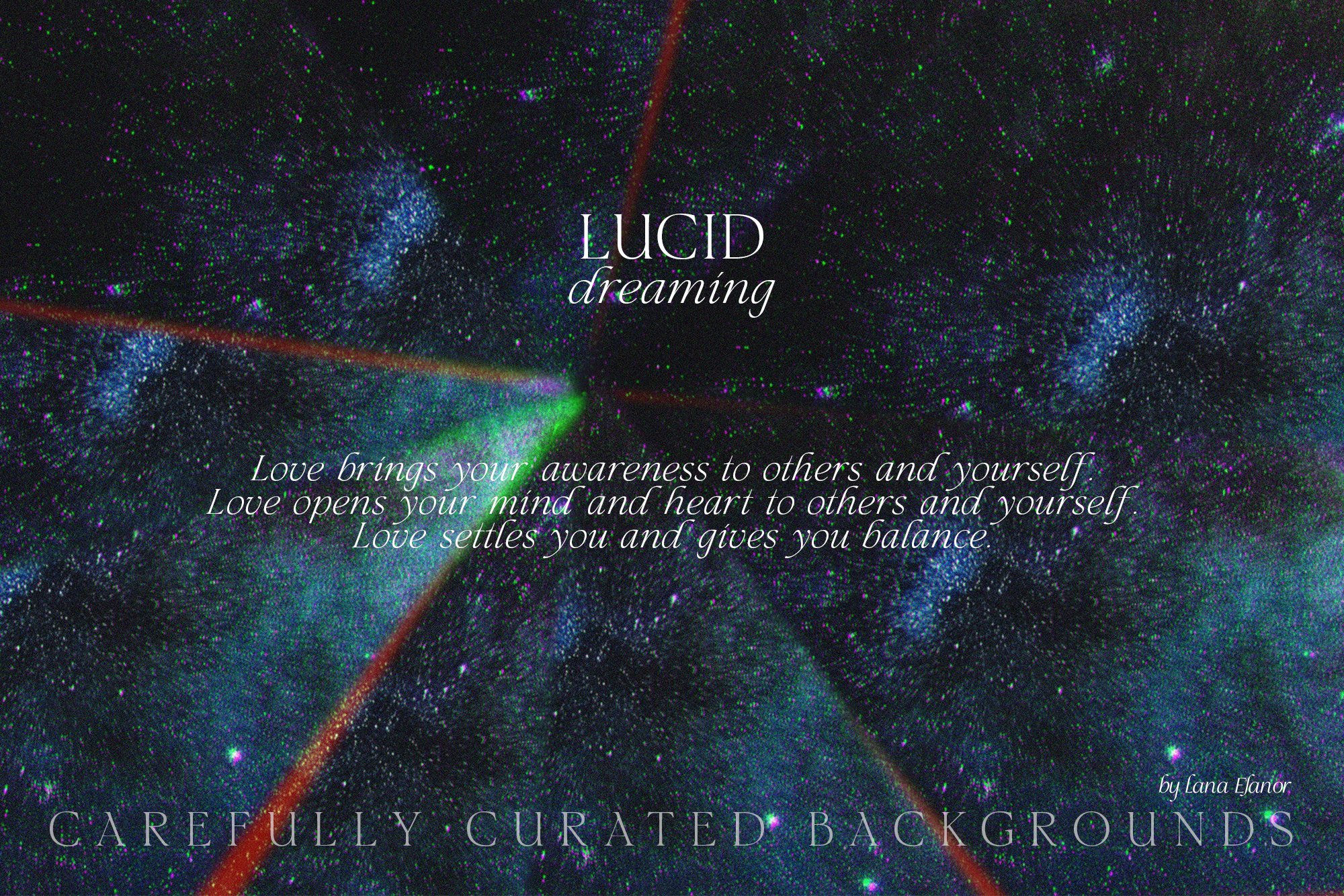 30张活力抽象时尚艺术梦幻高分辨率时髦海报设计背景纹理 LUCID DREAMING abstract psychedelic -