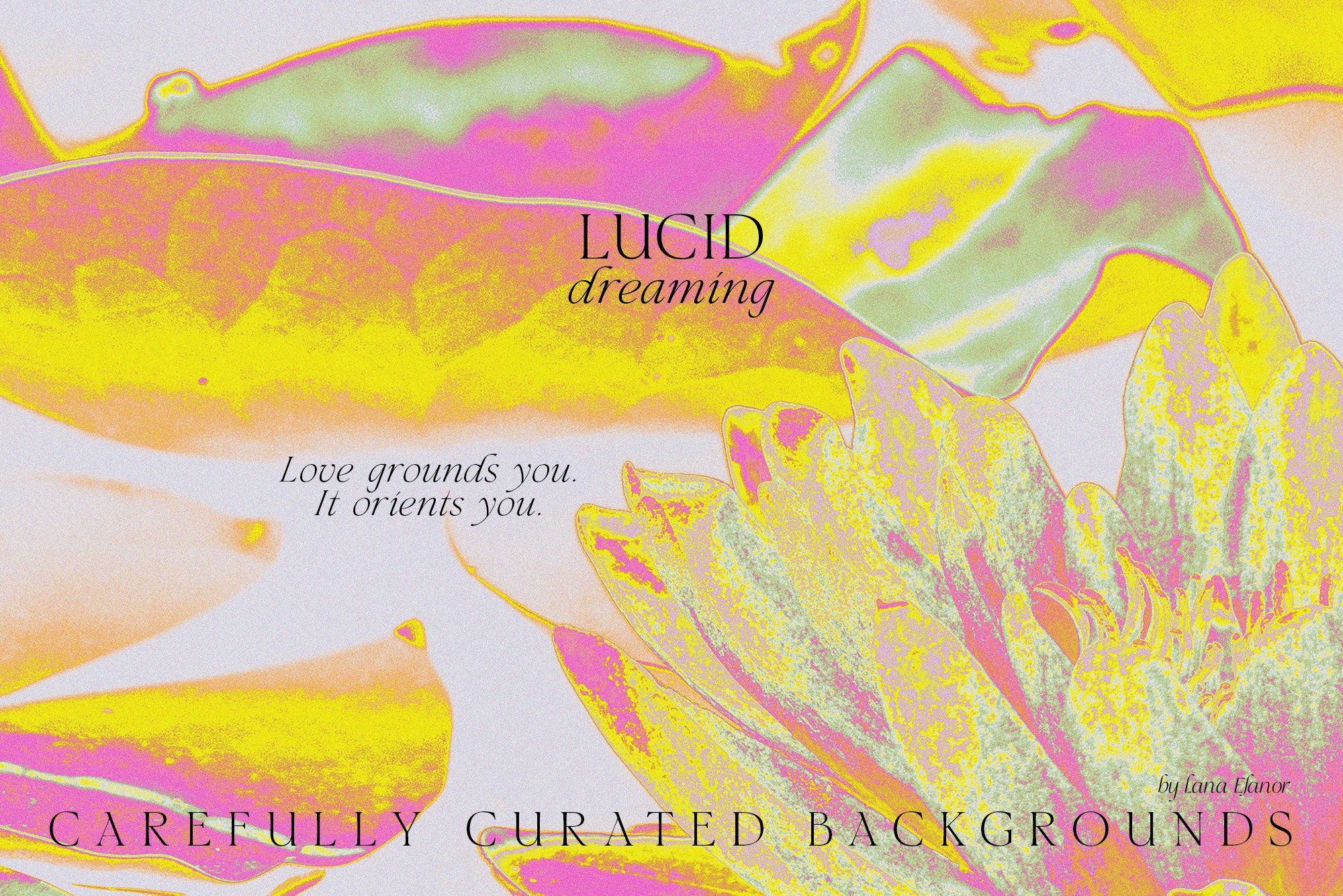 30张活力抽象时尚艺术梦幻高分辨率时髦海报设计背景纹理 LUCID DREAMING abstract psychedelic -