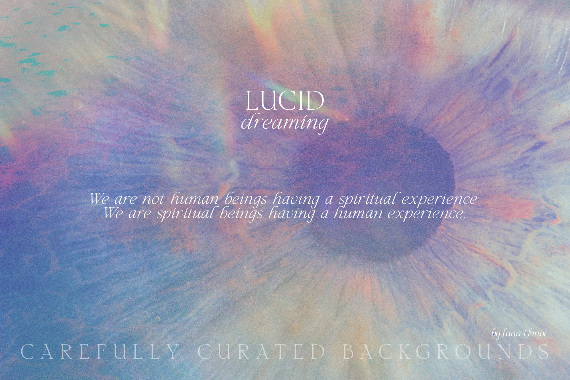 30张活力抽象时尚艺术梦幻高分辨率时髦海报设计背景纹理 LUCID DREAMING abstract psychedelic -