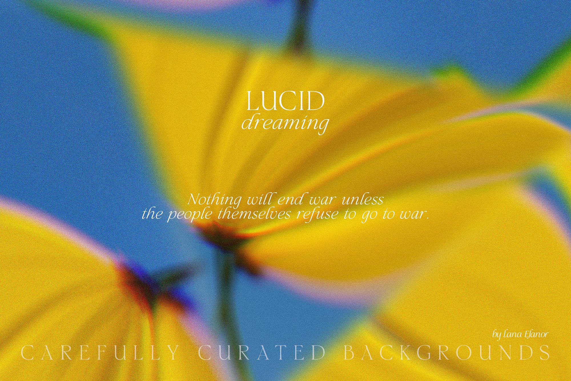 30张活力抽象时尚艺术梦幻高分辨率时髦海报设计背景纹理 LUCID DREAMING abstract psychedelic -