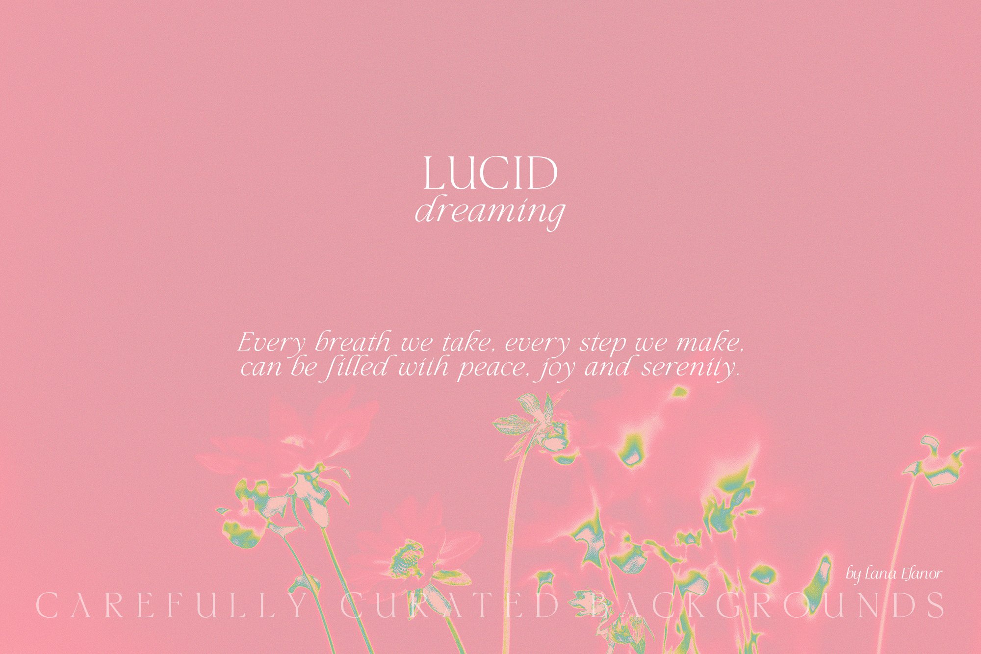 30张活力抽象时尚艺术梦幻高分辨率时髦海报设计背景纹理 LUCID DREAMING abstract psychedelic -