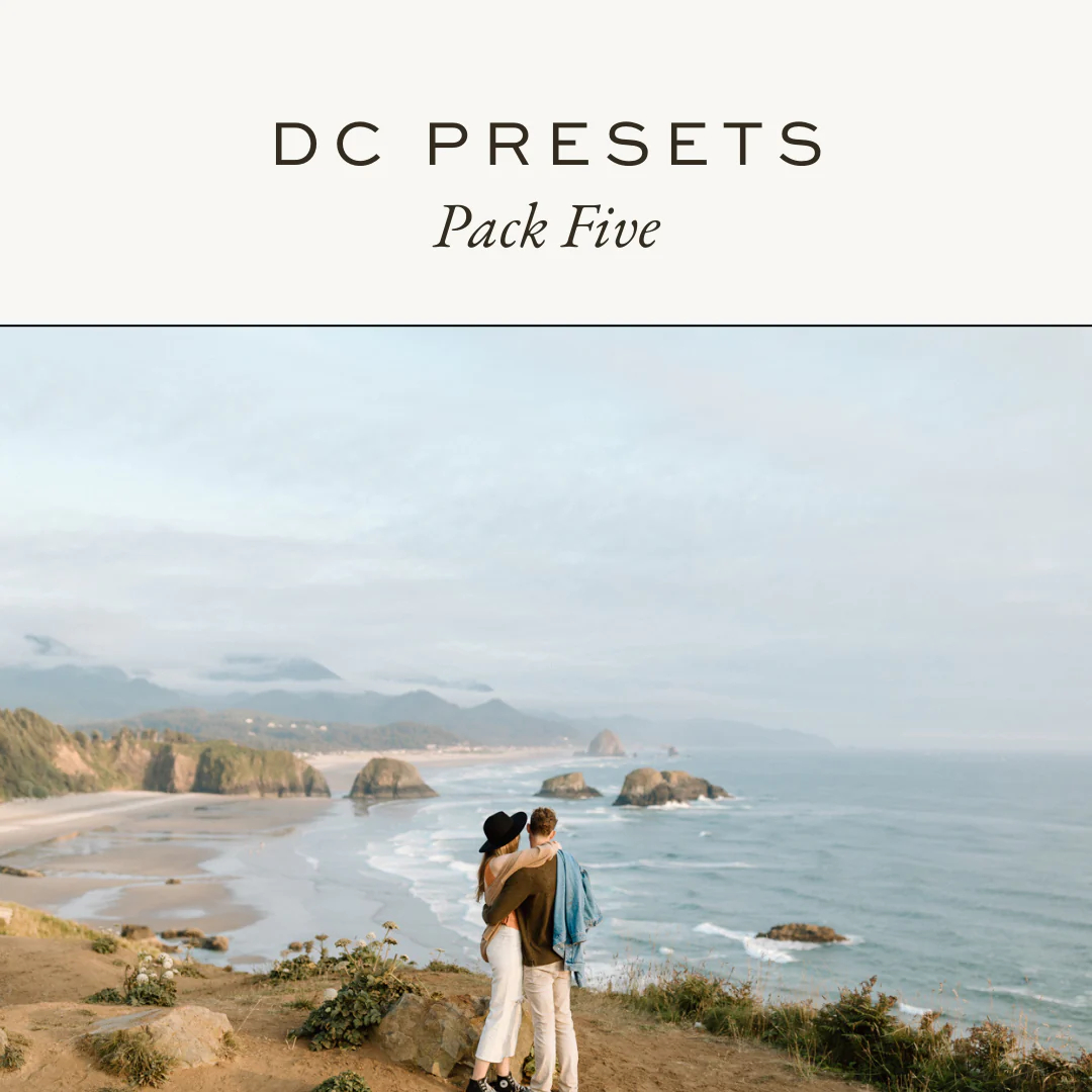 DC Presets Pack Five 永恒与自然清晰高光朦胧奶油色婚礼Lightroom预设 -