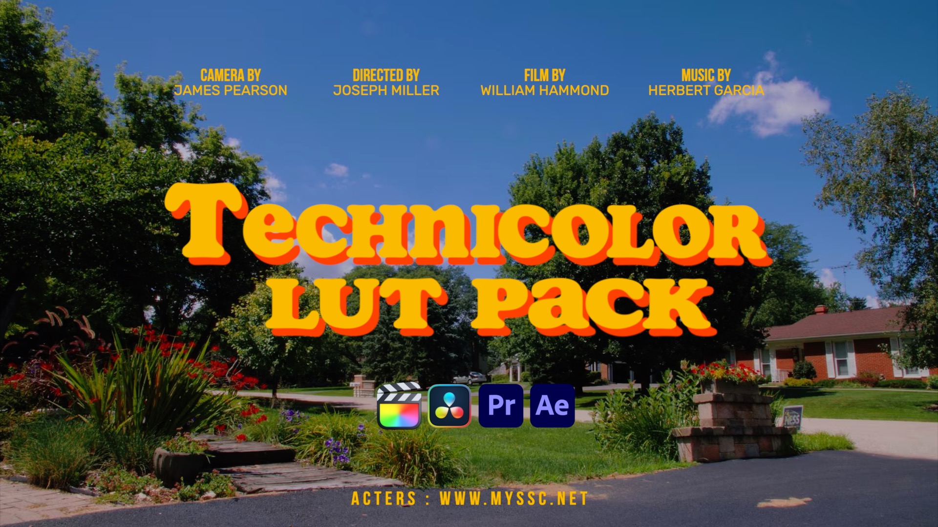 Technicolor LUT Pack for Black Magic Pocket Cinema 6K/6k Pro -