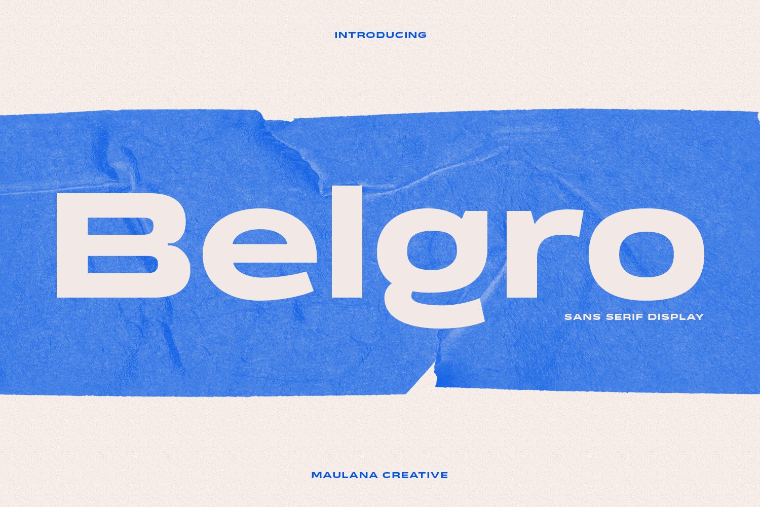 Belgro Display Font 现代时尚电影/海报/标题/书籍标题海装饰无衬线字体 -