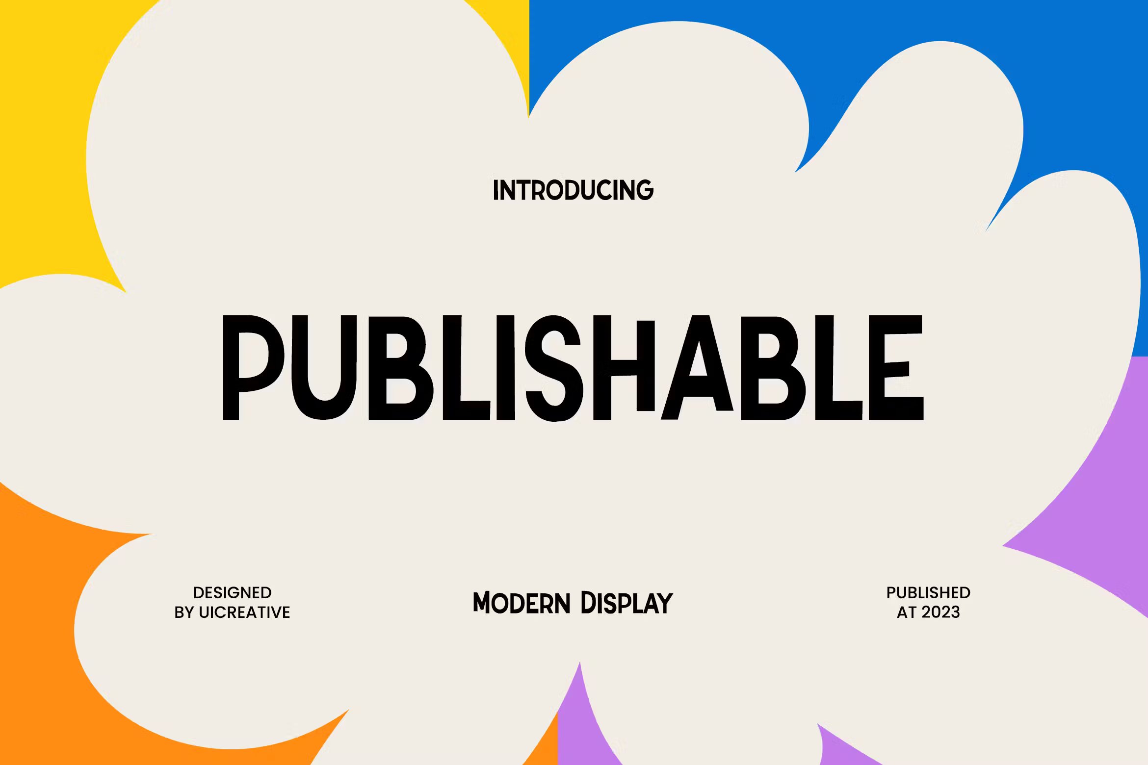 现代无衬线显示字体  Publishable Modern Sans Serif Display Font -