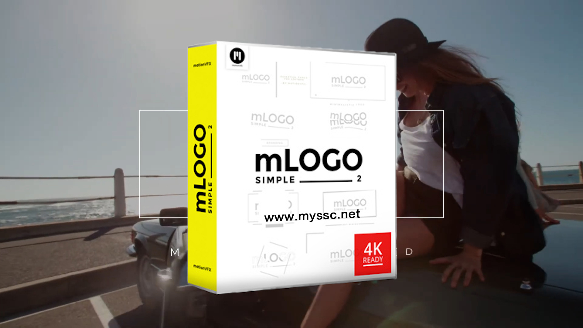 FCPX插件：MotionVFX 30个现成简约LOGO动画 mLogo Simple 2 -