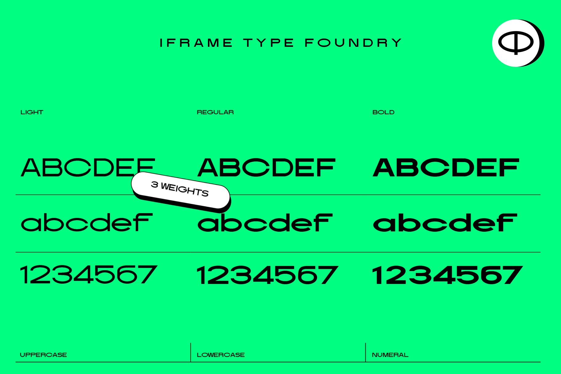 Kica Extended Font Family 一种现代简约时尚标题LOGO大胆自信图形设计无衬线字体 3种粗细（浅色、常规、粗体） -