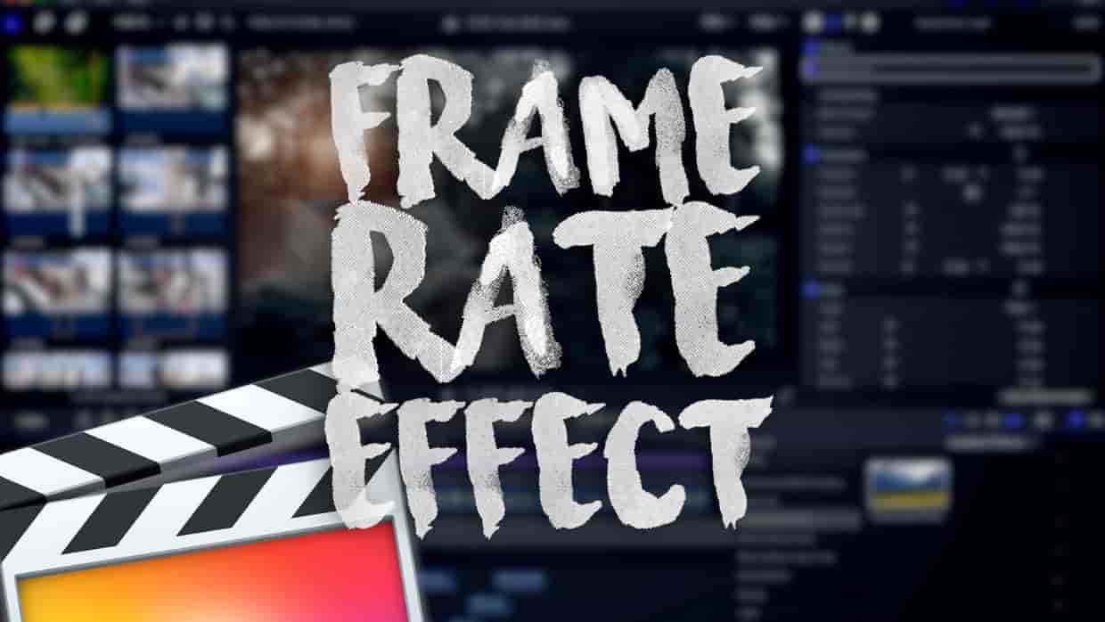 FCPX插件：降低视频帧速率定格动画照片效果 Ryan Nangle - Frame Rate Effect -