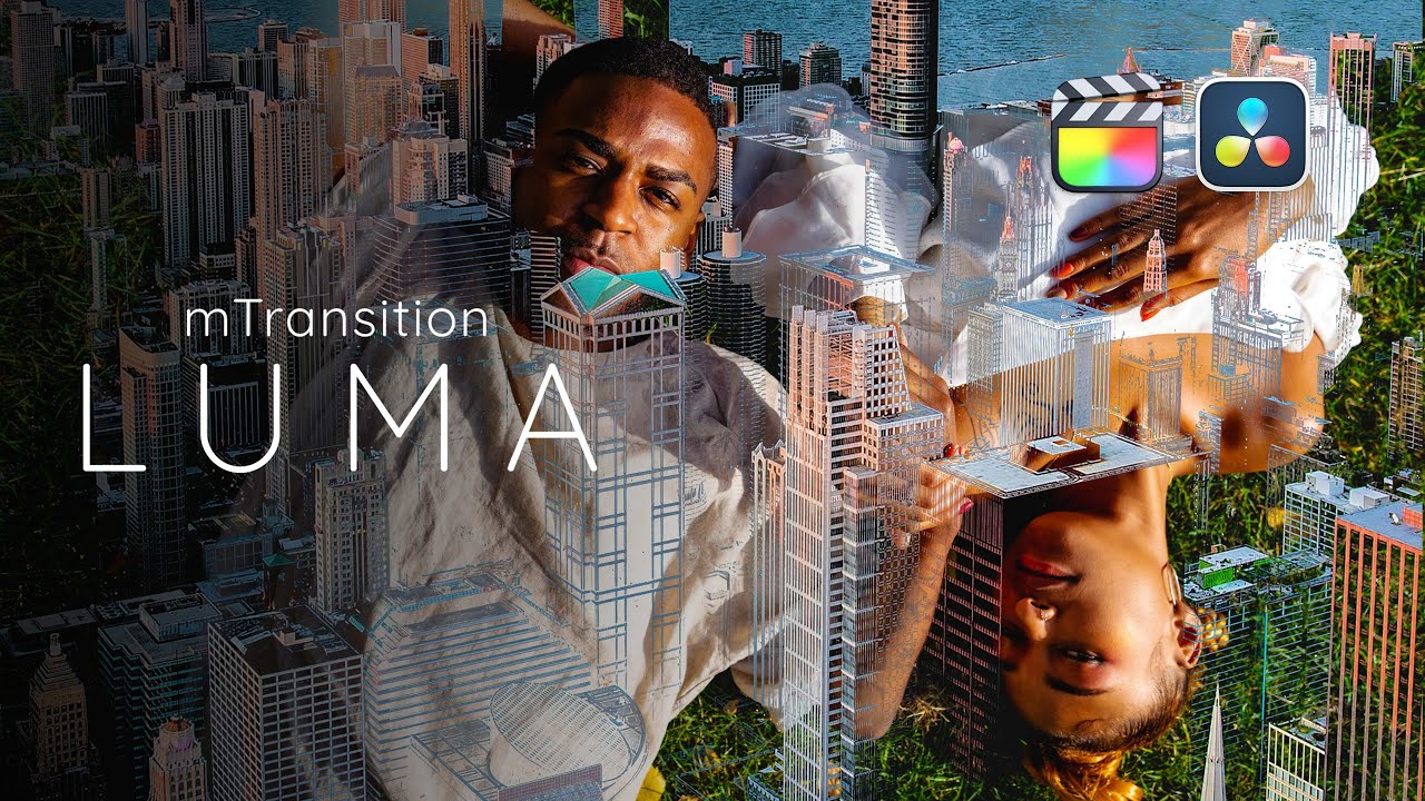 FCPX + 达芬奇插件：亮度溶解明暗渐变时尚转场过渡 mTransition LUMA -