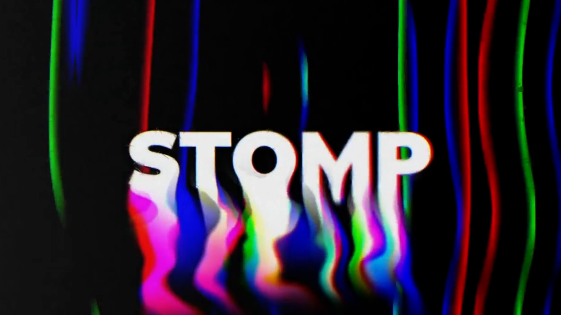 AE模板：时尚酷炫液体融化文字故障视频动画效果AE模板 Stomp Opener -