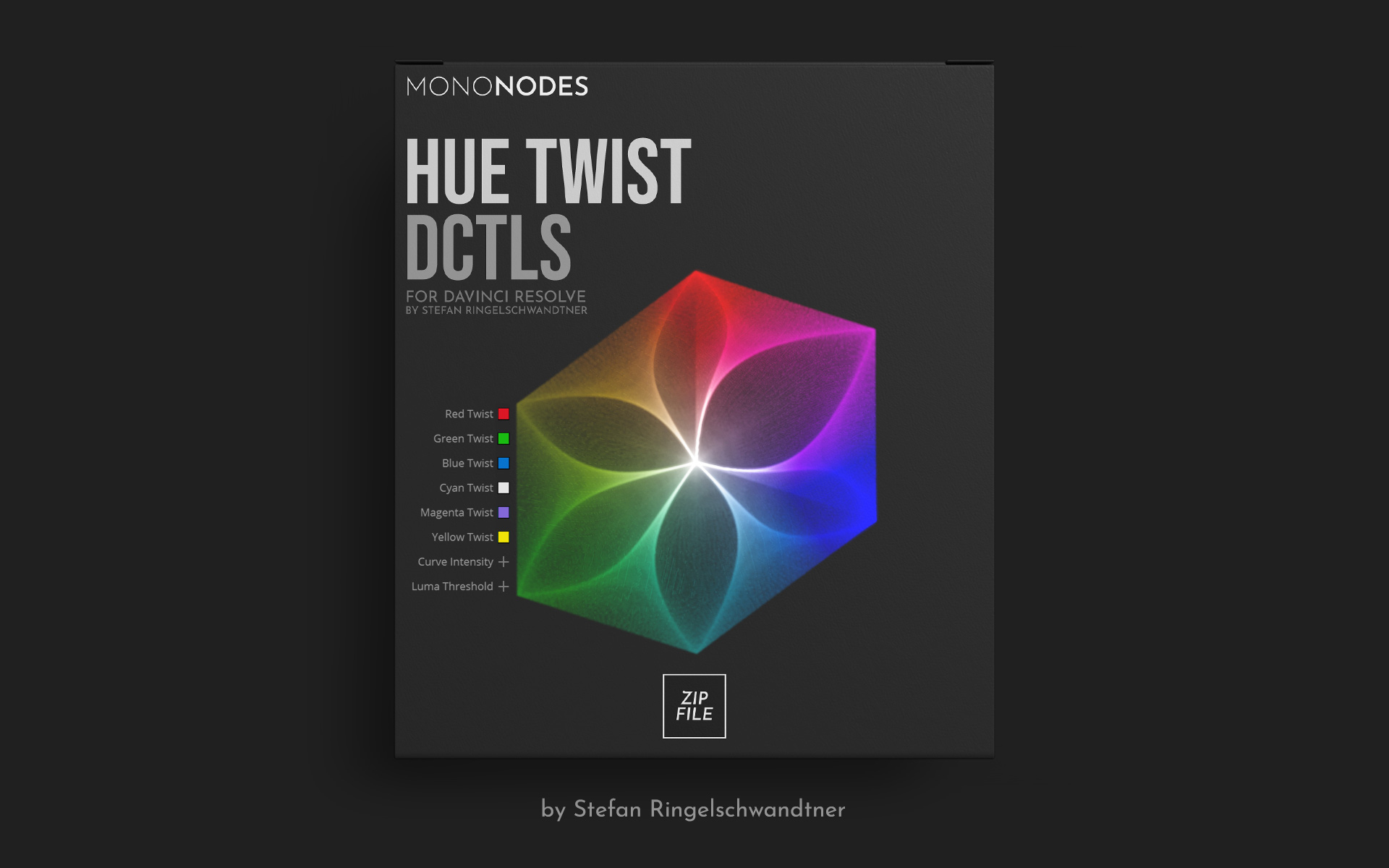 MonoNodes – HUE TWIST DCTLS 达芬奇色调扭曲DCTL电影胶片模拟单节点调色插件 DaVinci Resolve DCTLS -