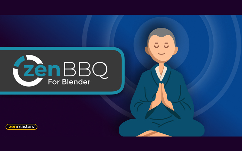 【Blender插件】Zen BBQ V1.0.2.1 三维模型倒角工具_