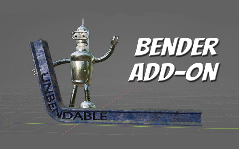 【Blender插件】Simple Bend Add-On V1.1.4 三维模型弯曲工具_