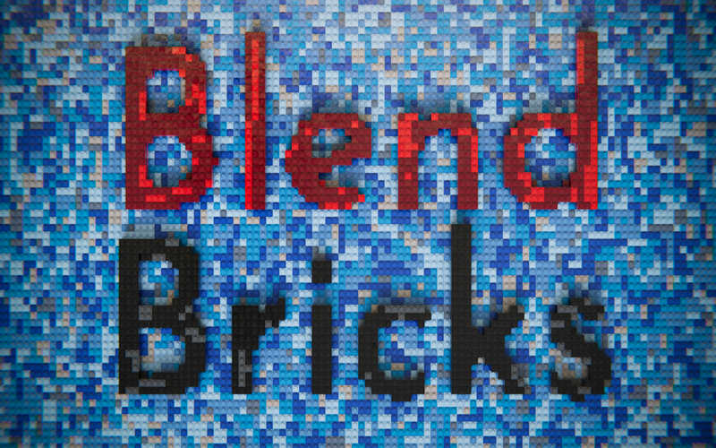 【Blender预设】乐高玩具模型模拟资产预设 Blendbricks V2_