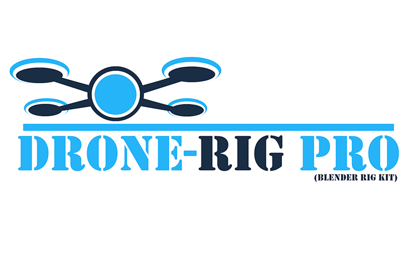 【Blender预设】Drone Rig Pro v1.2b 无人机飞行器绑定资产预设_