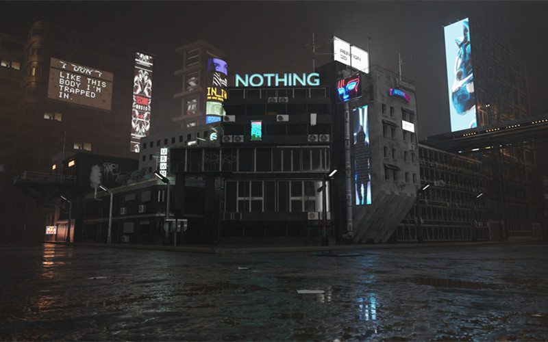 Blender赛博朋克城市场景 High Detail Mega Cyberpunk City Scene 3D Blender File_