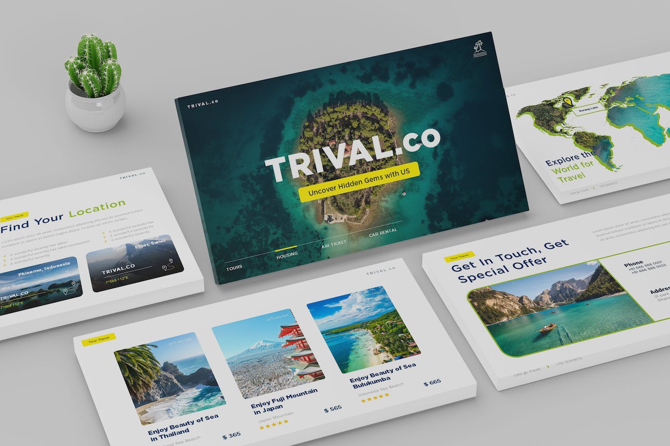 旅游旅行社主题演讲Keynote模板 Tourism Travel Agency Keynote Template