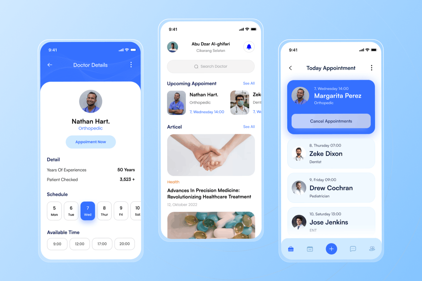 医疗保健 &#8211; 应用程序移动 UI 套件 Medical Care &#8211; App Mobile UI Kits