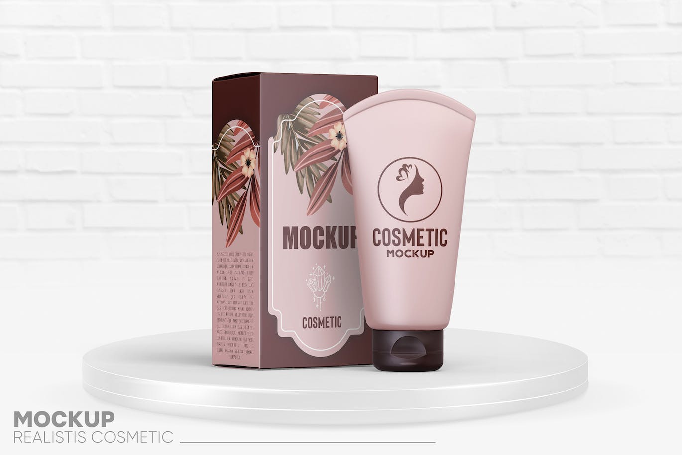 化妆品软管/外包装样机 Cosmetics Mockup