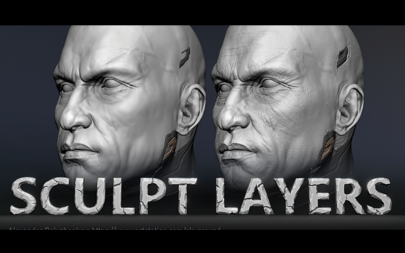 【Blender插件】Sculpt Layers V0.6 给三维模型雕刻添加更多细节_