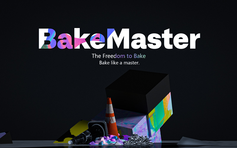 【Blender插件】Bakemaster Full V2.5.2 快速烘焙PBR贴图材质工具_