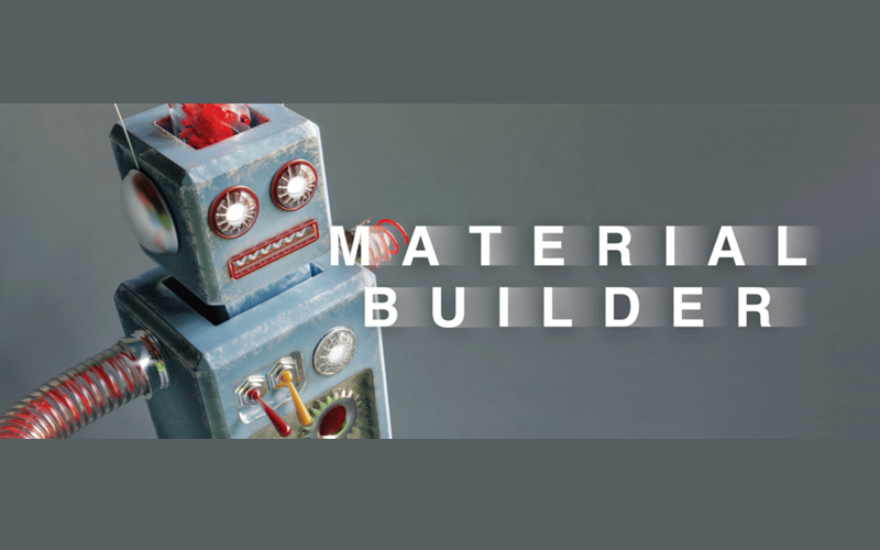 【Blender插件】Material Builder V1.1.0 程序化节点材质着色器_