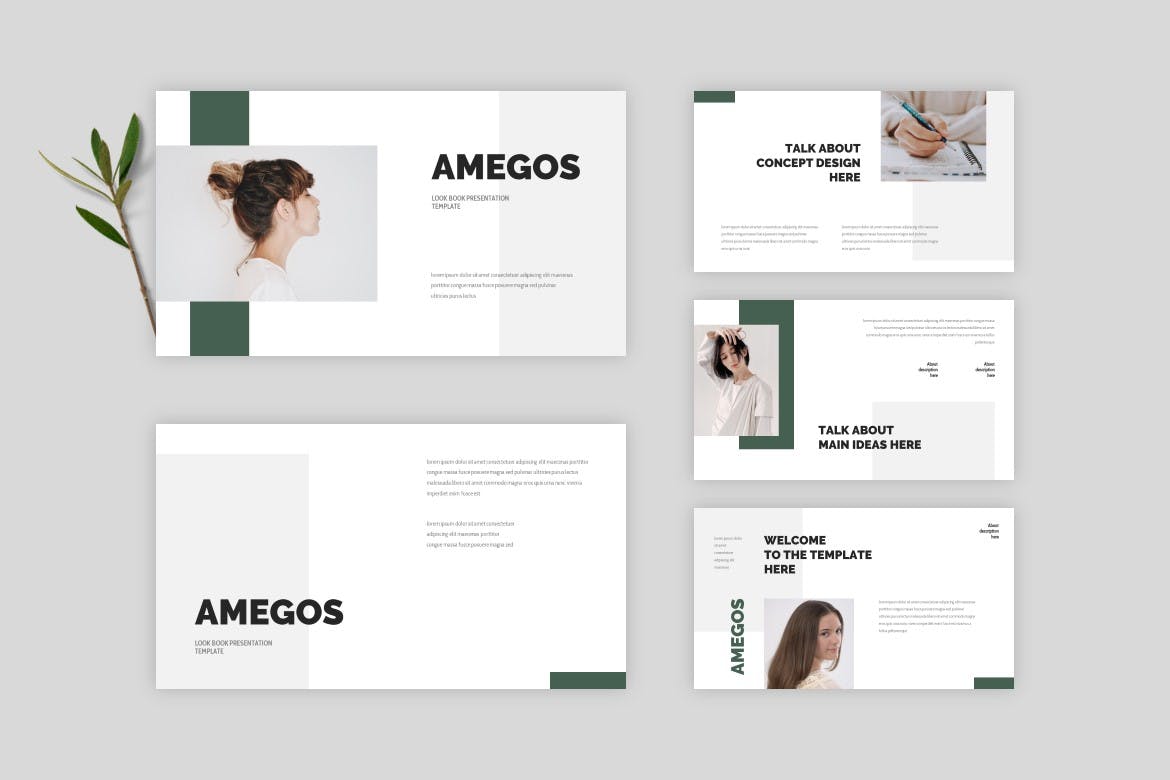 个人设计师/产品设计主题演讲Keynote模板 Amegos &#8211; Keynote Template