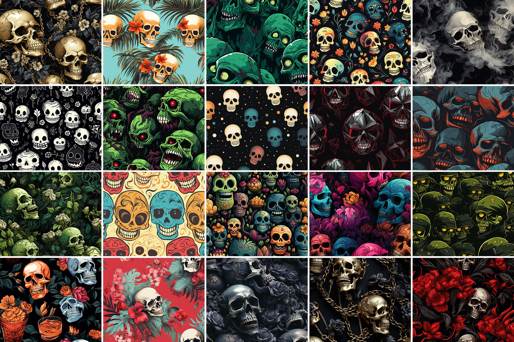 1000+ Skull Patterns