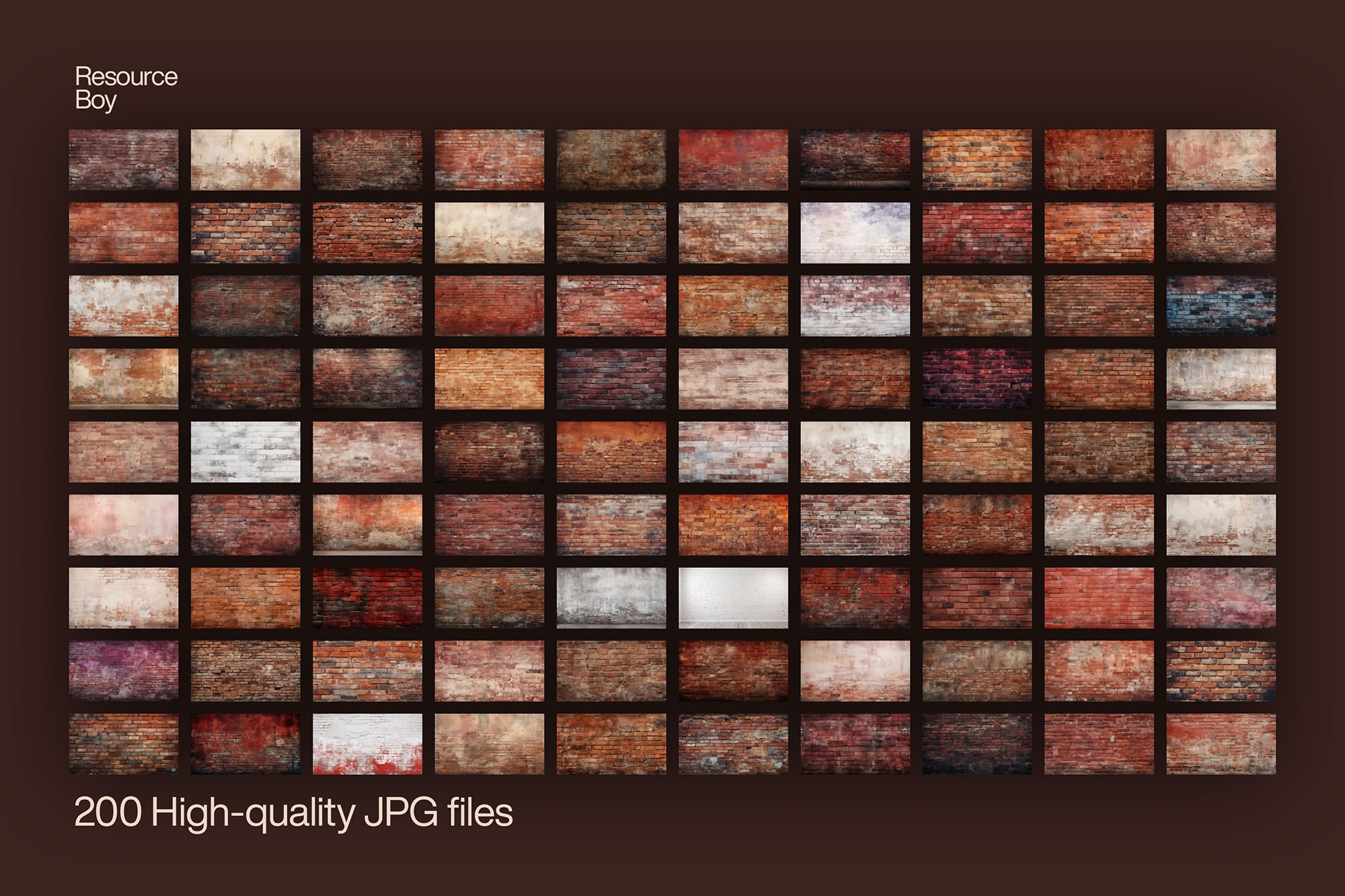 200 Brick Wall Textures