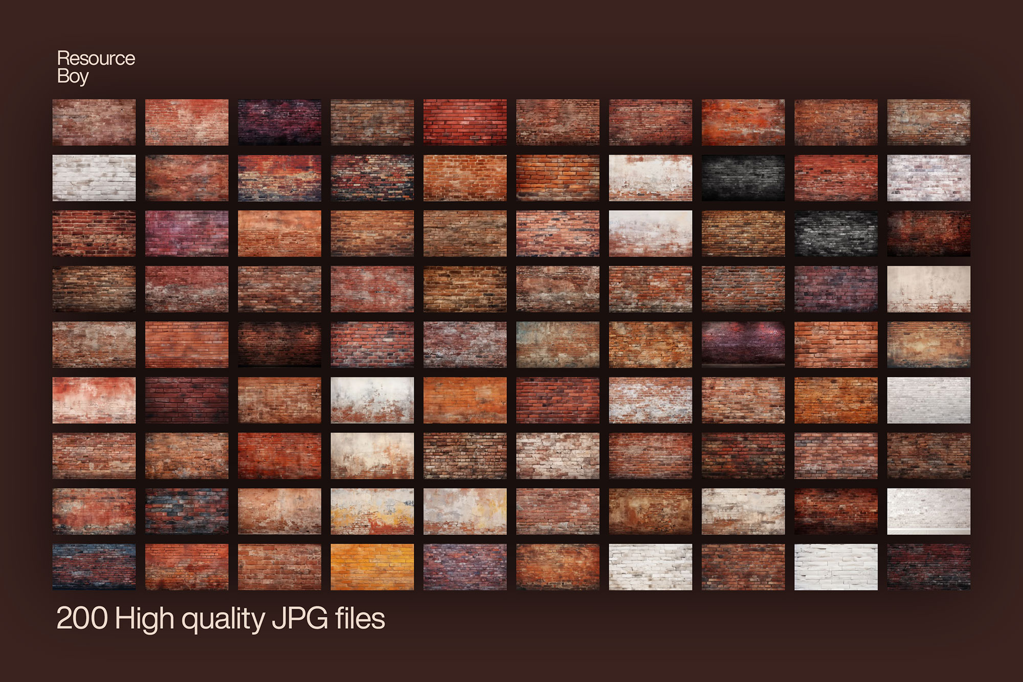 200 Brick Wall Textures