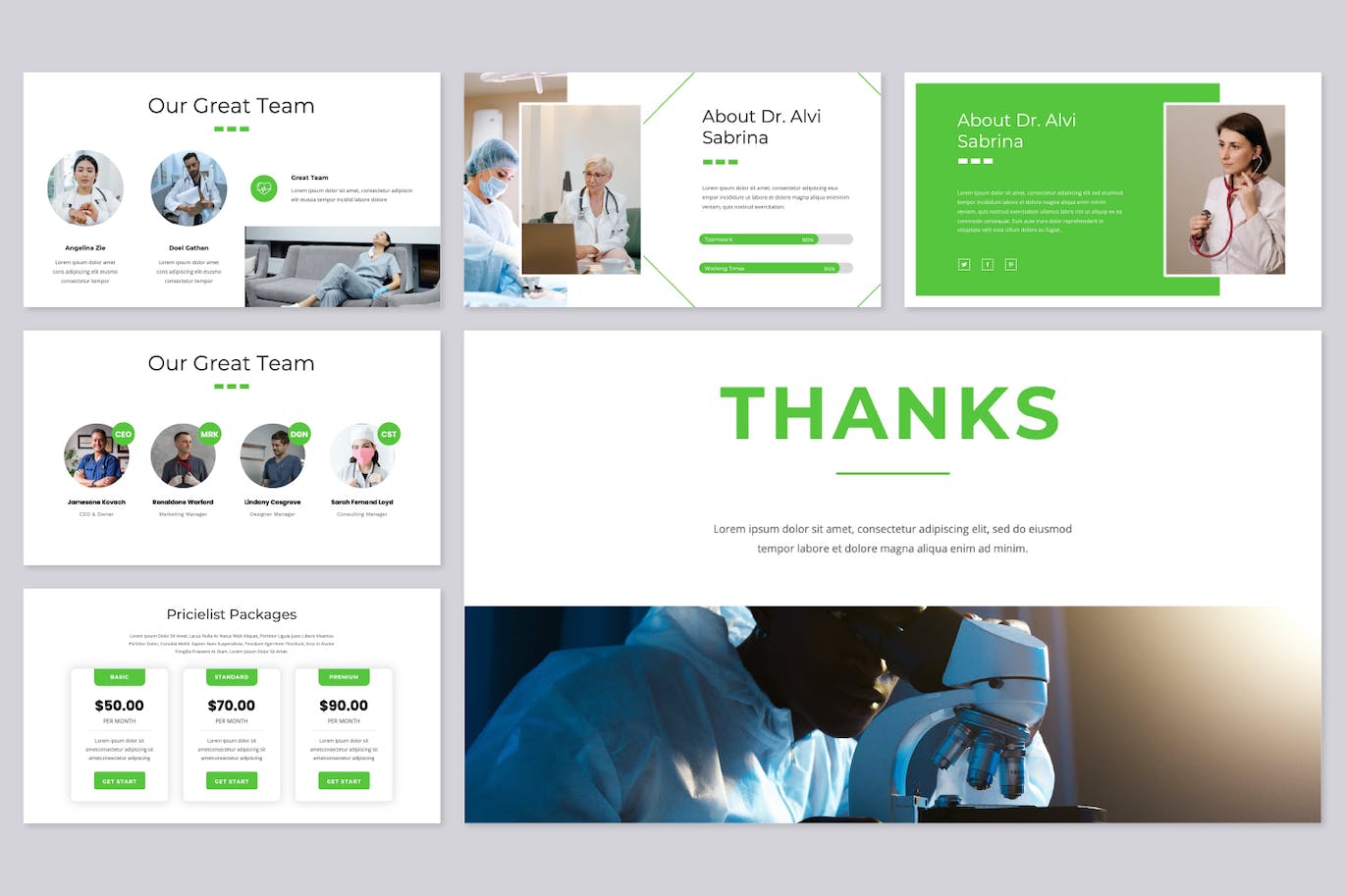 医疗行业企业介绍 PowerPoint 模板 Nirmala – Medical PowerPoint Template