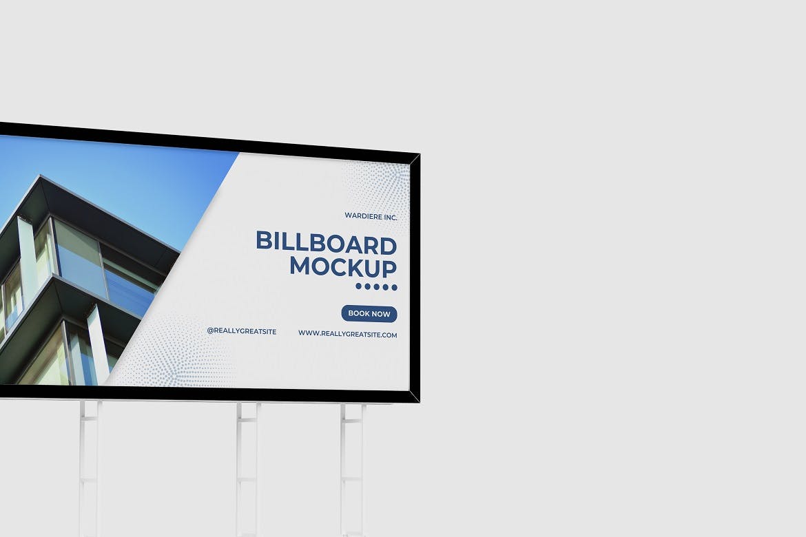 巨型户外广告牌样机 Billboard Mockup