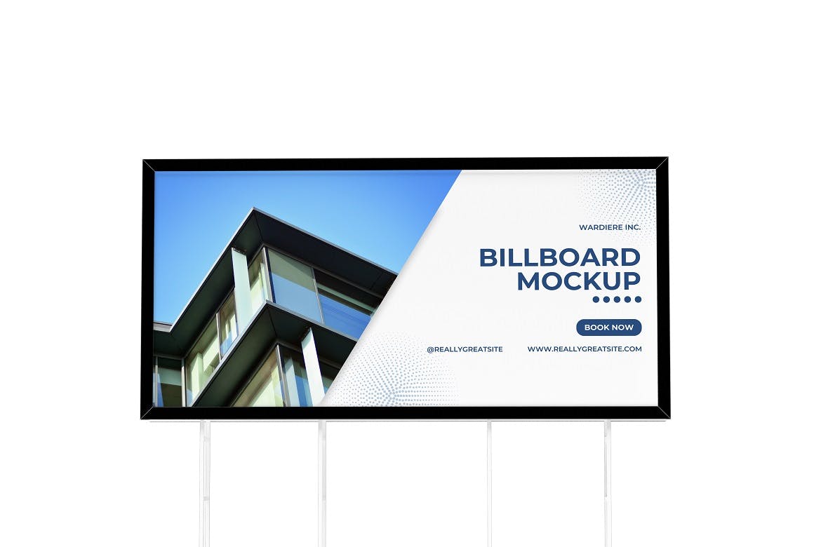 巨型户外广告牌样机 Billboard Mockup