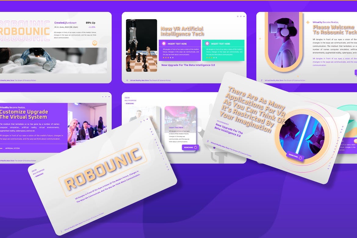 多用途主题演讲模板 Keynote 模板 Robounic &#8211; Multipurpose Keynote Templates