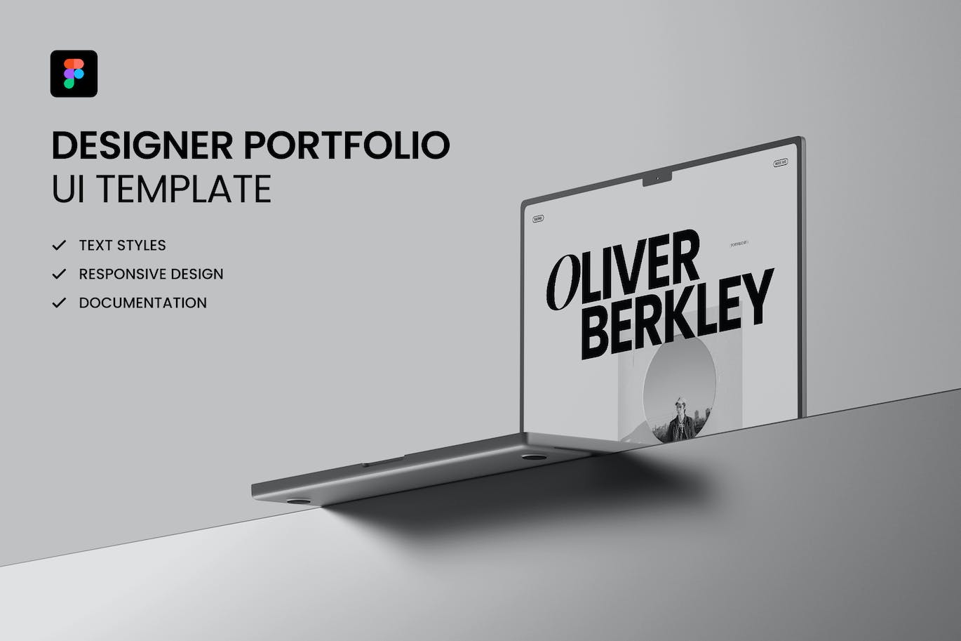 设计师作品集 UI 模板 Oliver &#8211; Designer Portfolio UI Template