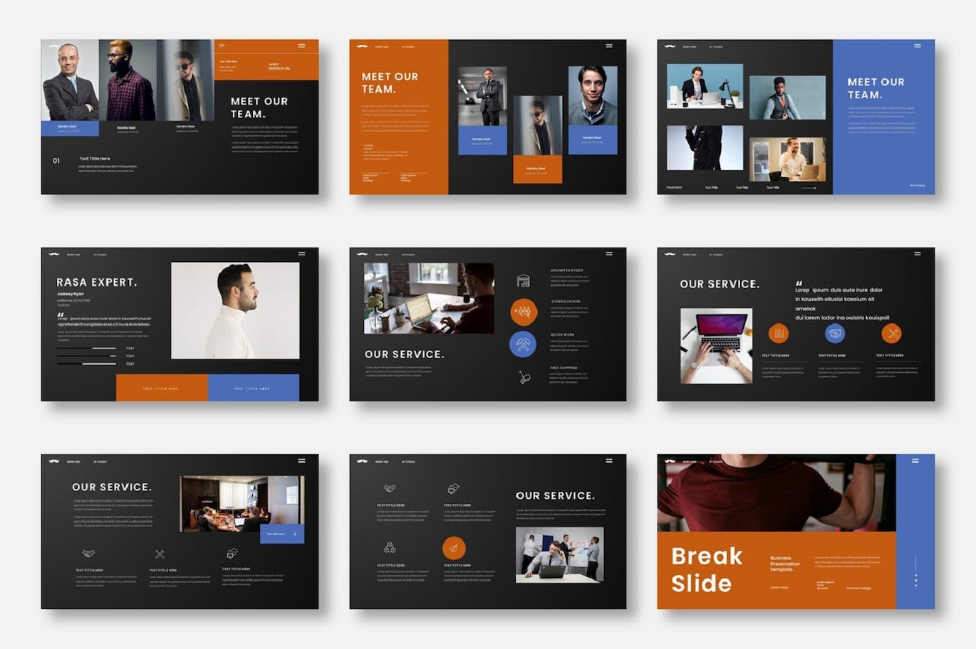 商业宣讲/产品发布会 PowerPoint 模板 Rasa  – Business PowerPoint Template